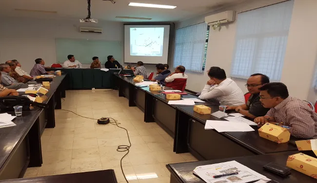 Construction Kickoff Meeting of Multidisciplinary Laboratory Development at Faculty of Mathematics and Natural Sciences UI Depok.<br> 2