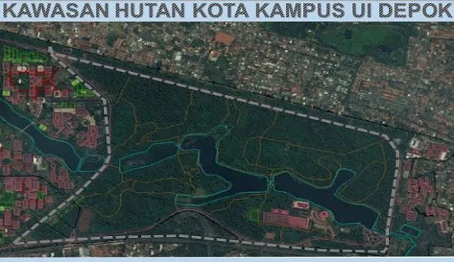 Masterplan of Urban Forrest and Sport Center of University of Indonesia at Depok 3