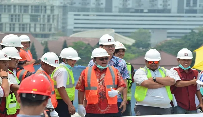 Topping-Off Ceremony of The Construction of Faculty of Mathematics & Natural Science UI Research Lab Building 3