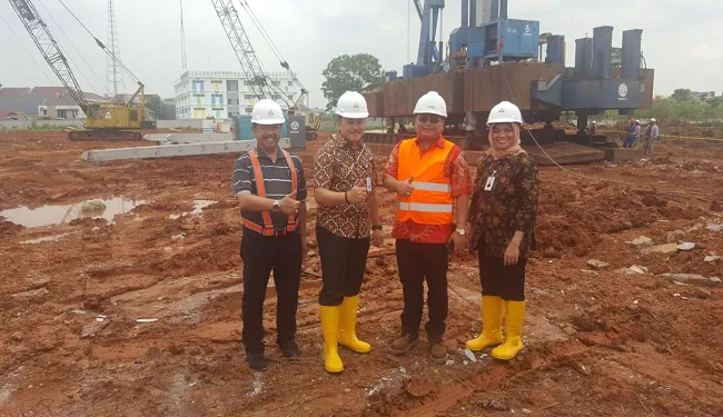 Groundbreaking of Foundation Work of Mandiri University at Wijayakusuma Jakarta 4